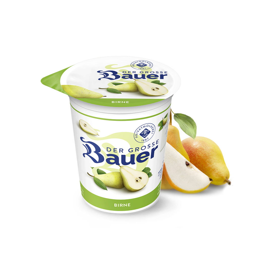 The Great Farmer Pear Yoghurt Creamy Fresh Fruit Yogurt Rich Taste Healthy Dairy Snack Option