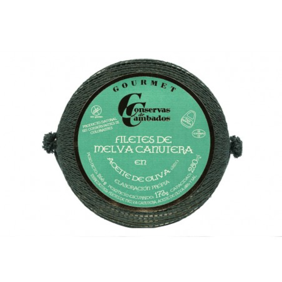 Melva Canutera Fillets in Olive Oil Premium Frigate Tuna Mackerel Rich Taste Gourmet Seafood