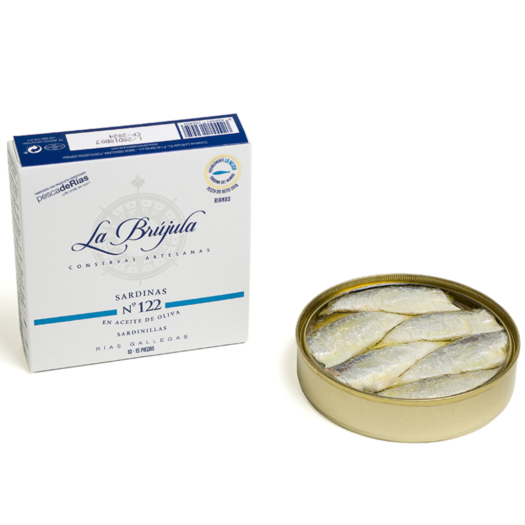 Sardinas do Xeito Canned Fish Premium Traditional Sardines in Olive Oil Authentic Spanish Seafood