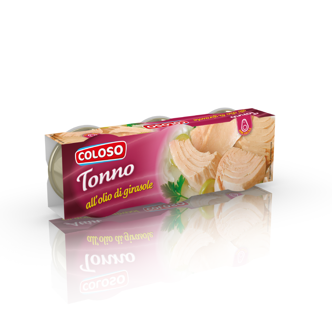 Coloso Tuna in Sunflower Oil Pack of 3 High Quality Canned Tuna 3 x 52g Drained Fresh Taste