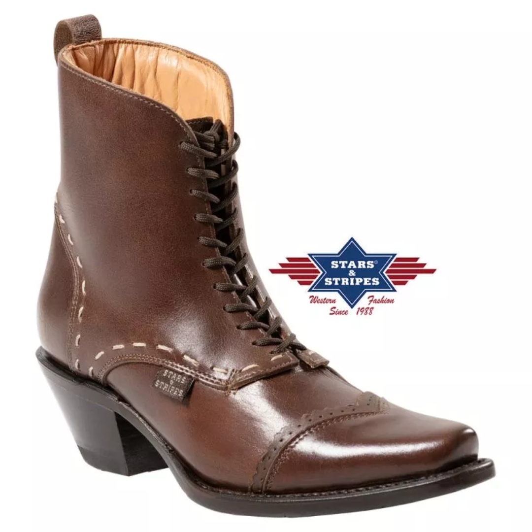 Premium Leather Boots Ashley Brown Stylish Durable Genuine Leather Footwear for Men and Women