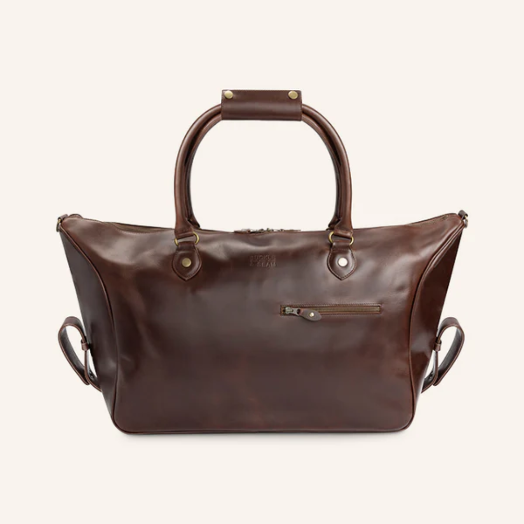 Leather Gym Bag Linwood Premium Quality Sports Duffel Bag Stylish Durable Leather Travel Bag