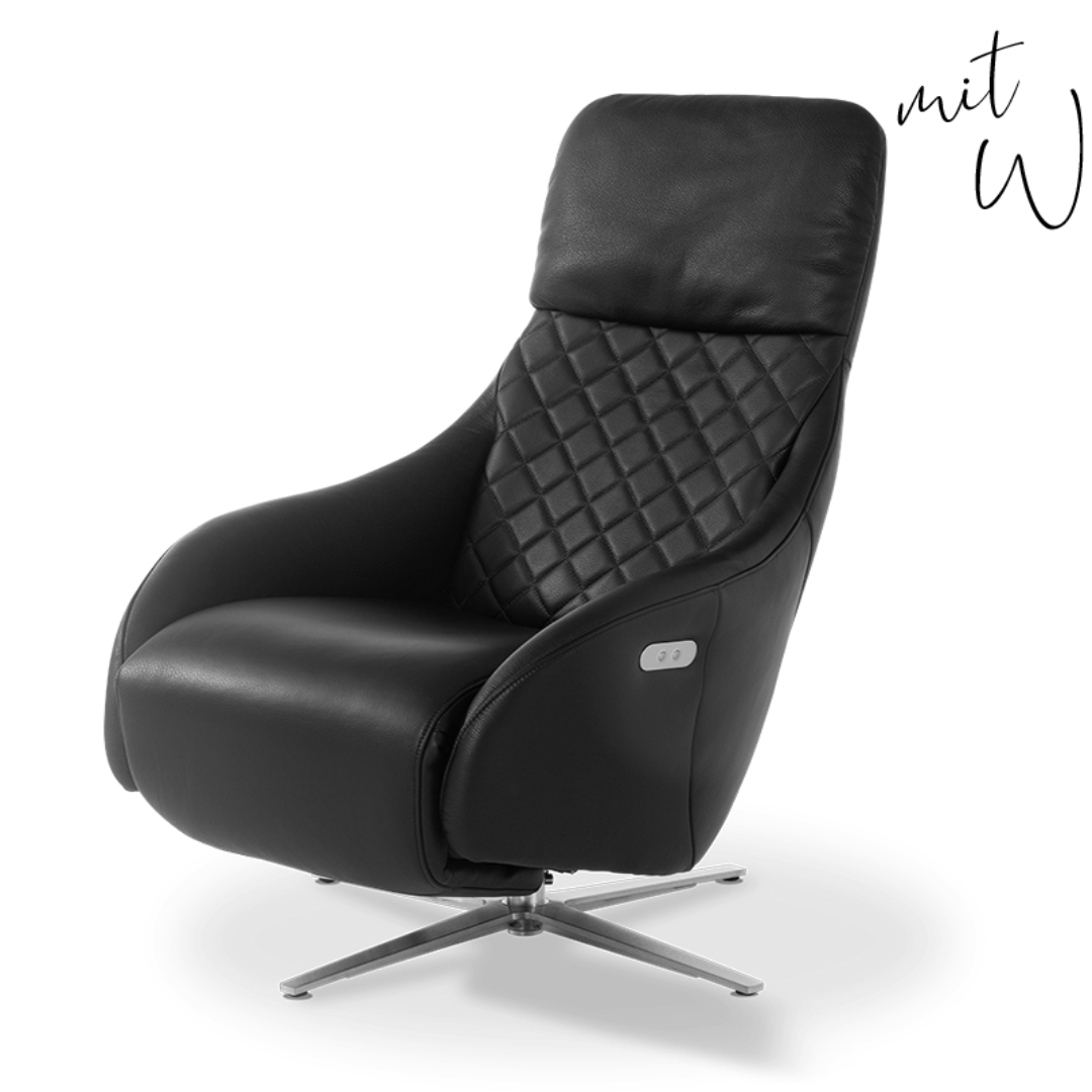 Relaxsessel Dante Leather Chair Luxury Recliner Comfortable Premium Leather Lounge Chair