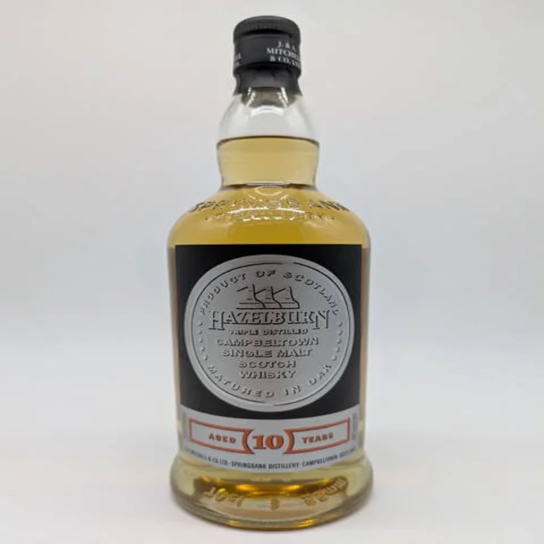 Hazelburn Whiskey 10 Years 46% Single Malt Scotch Premium Aged Whisky Rich Smooth Flavor
