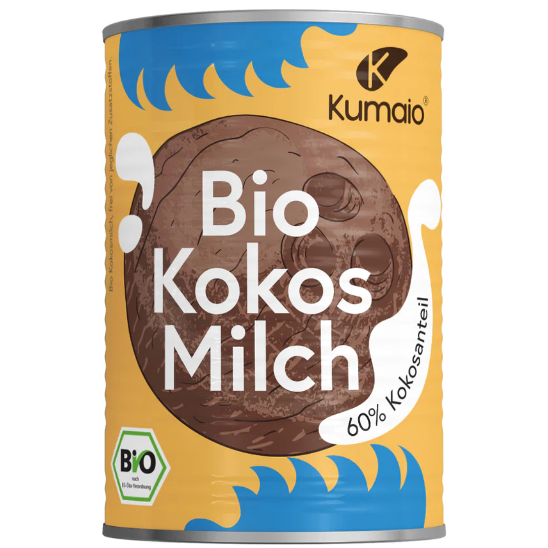 Organic Coconut Milk 60 Percent Extract 400g Rich Creamy Dairy Free Vegan Cooking Ingredient