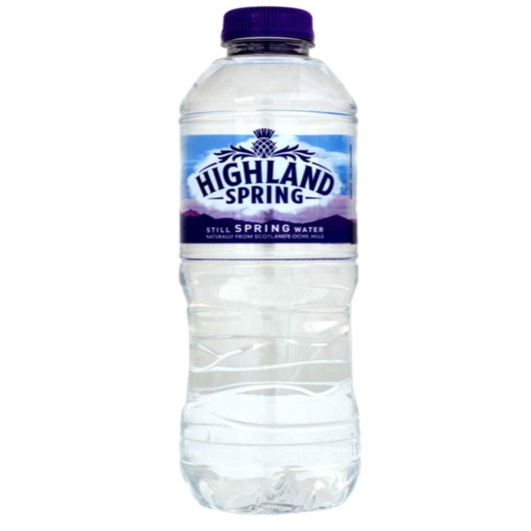 Highland Spring Still Water 500ml Pure Natural Mineral Drinking Water Hydration Everyday Use