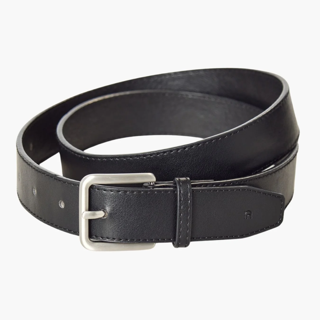 Order Everyday Casual Belt Black Durable Stylish Men's Waist Belt for Daily Wear Online