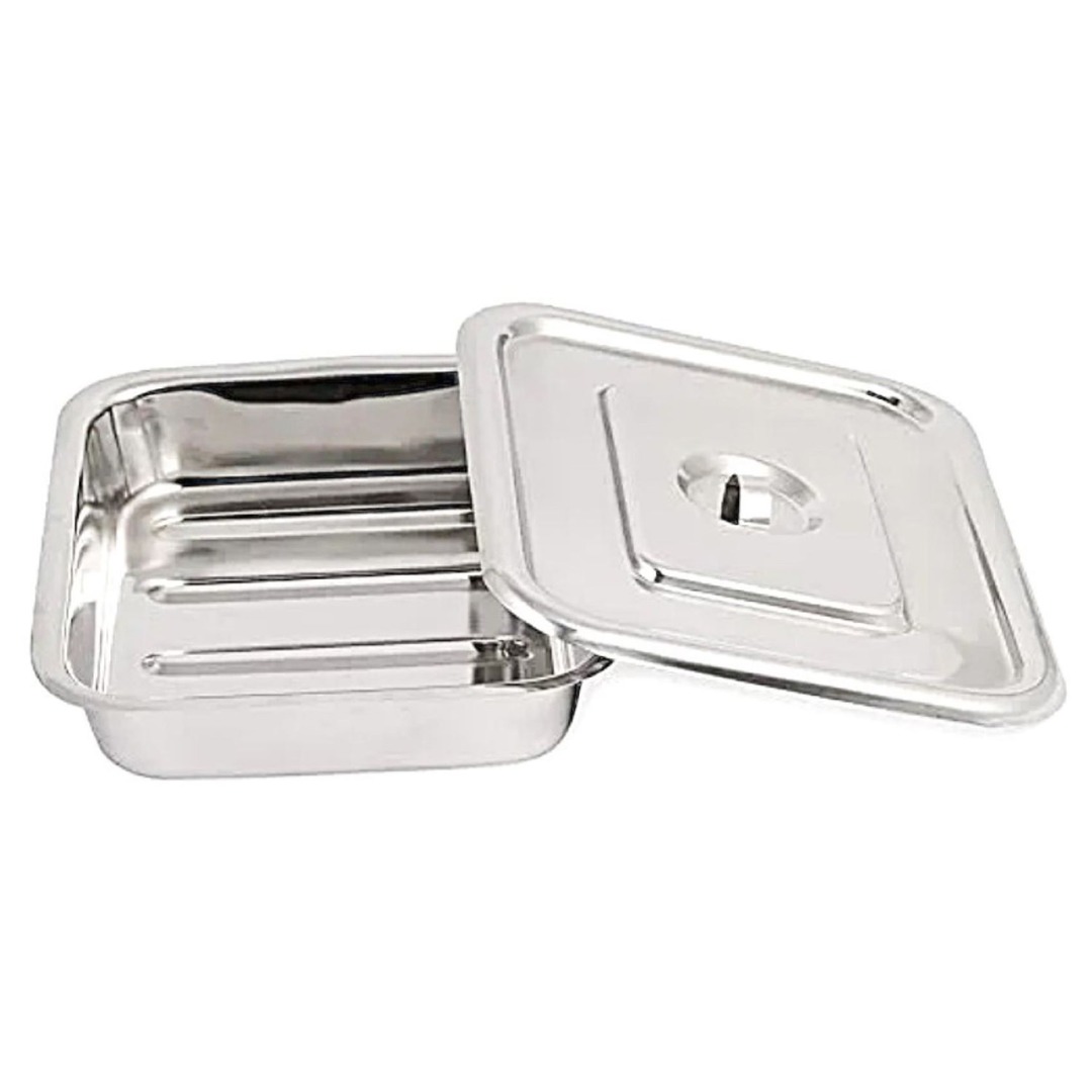 Stainless Steel Lab Tray with Cover – Wholesale & Supplier from India