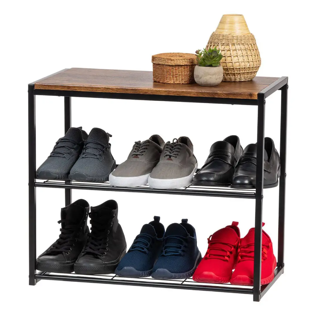 Shoe Storage Organizer with Shelf – Entryway Rack | USA Supplier & Wholesale