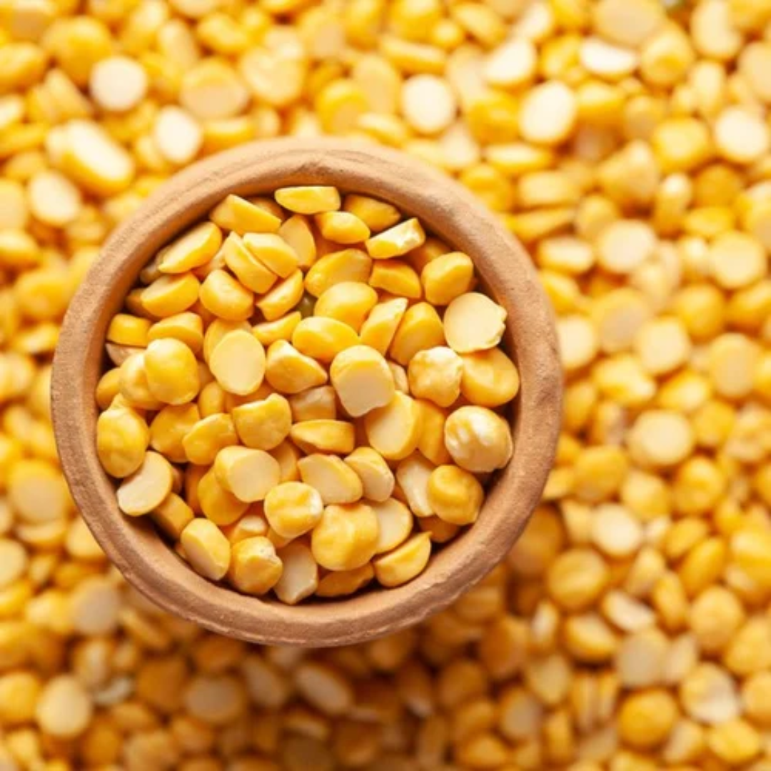 Split Chickpeas Chana Dal High Protein Natural Pulses for Tasty Indian Meals & Balanced Nutrition