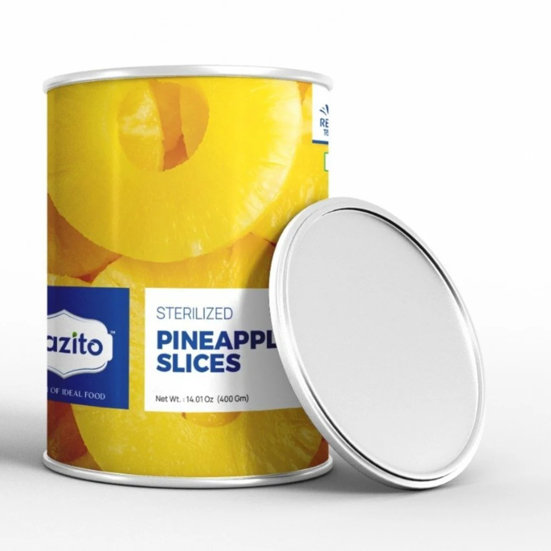 Yellow Aazito Canned Pineapple Slice