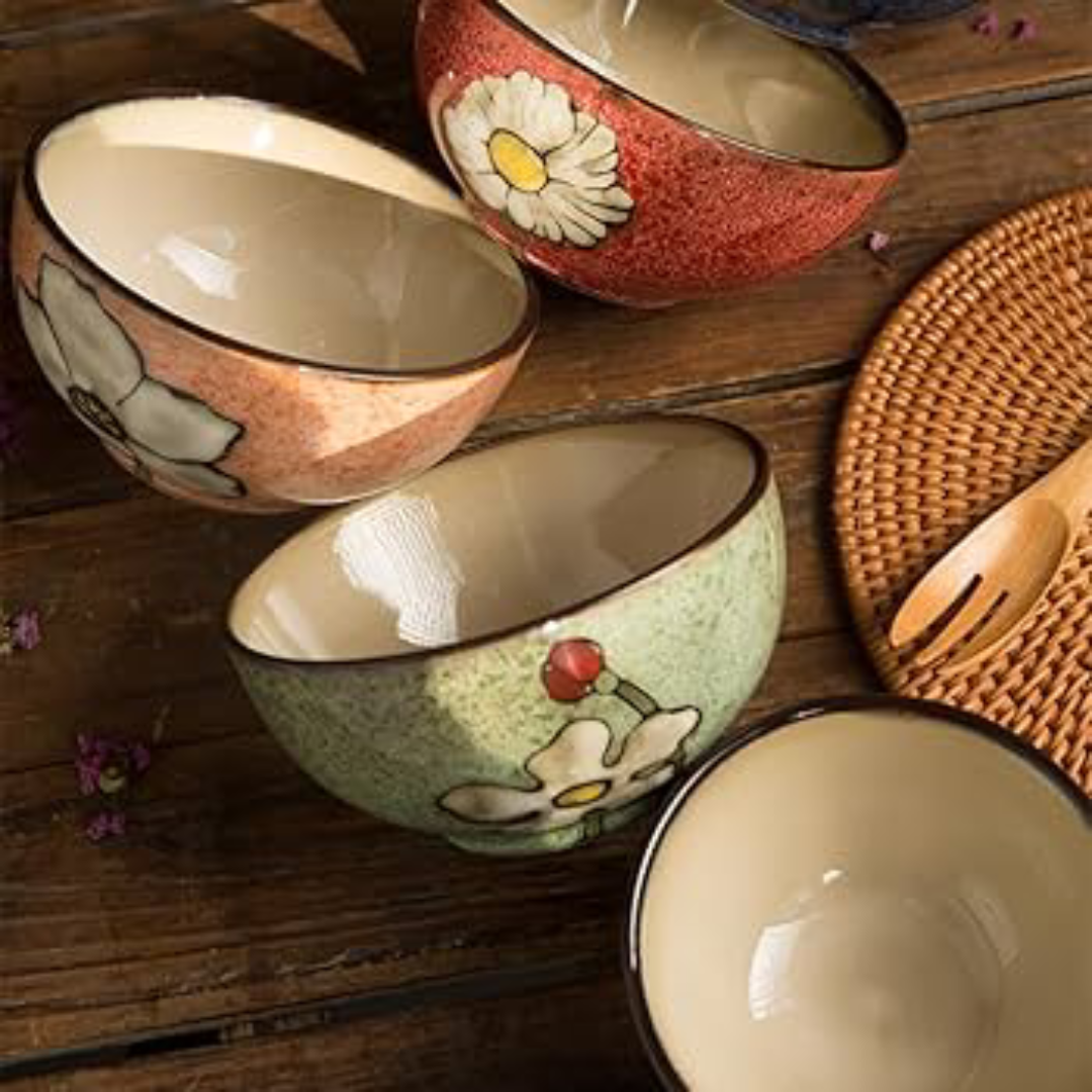 Ceramic Bowls with Smooth Glaze for Everyday Dining Appeal