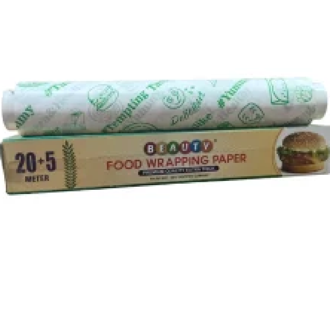Customized Printed Food Wrapping Grease Proof Paper Sheet 50 X 75 CM, For Restaurant, 9 m