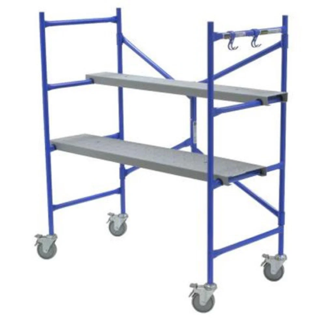 Blue,Grey Ms Rolling Scaffold, For Industrial