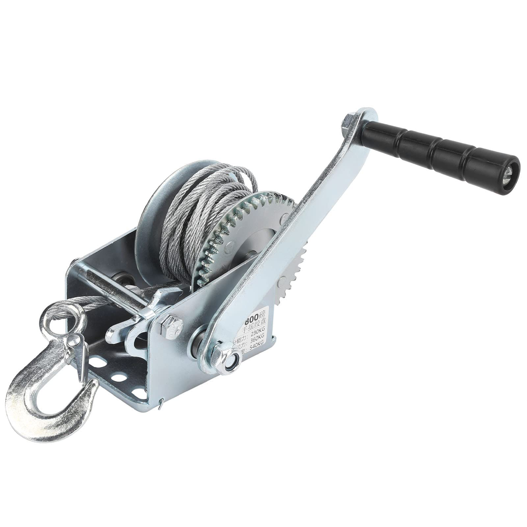 Heavy-Duty Manual Winch Machine 5 Ton - Industrial Lifting
