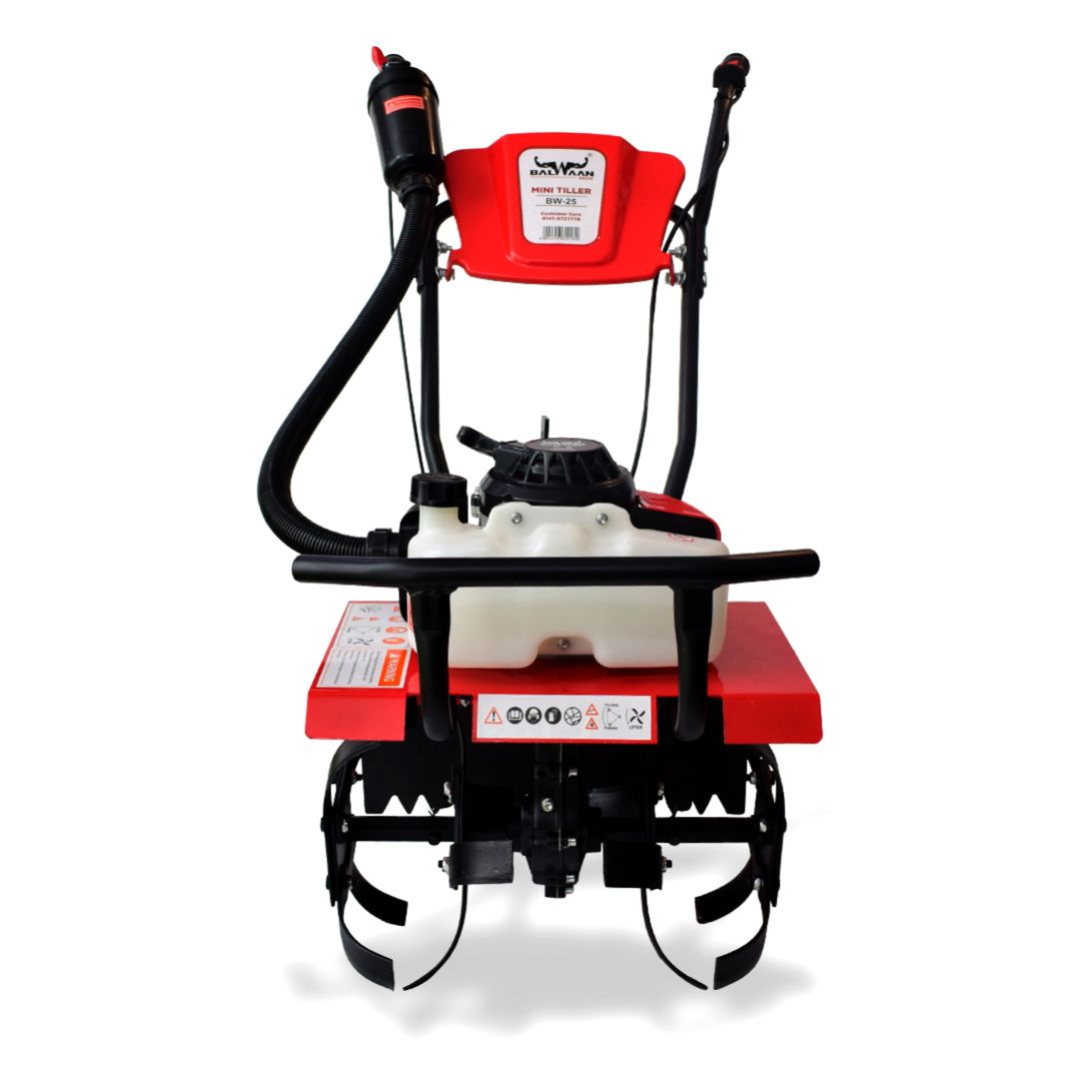 Easy-to-Use Balwaan 3HP Mini Power Tiller 63cc Petrol