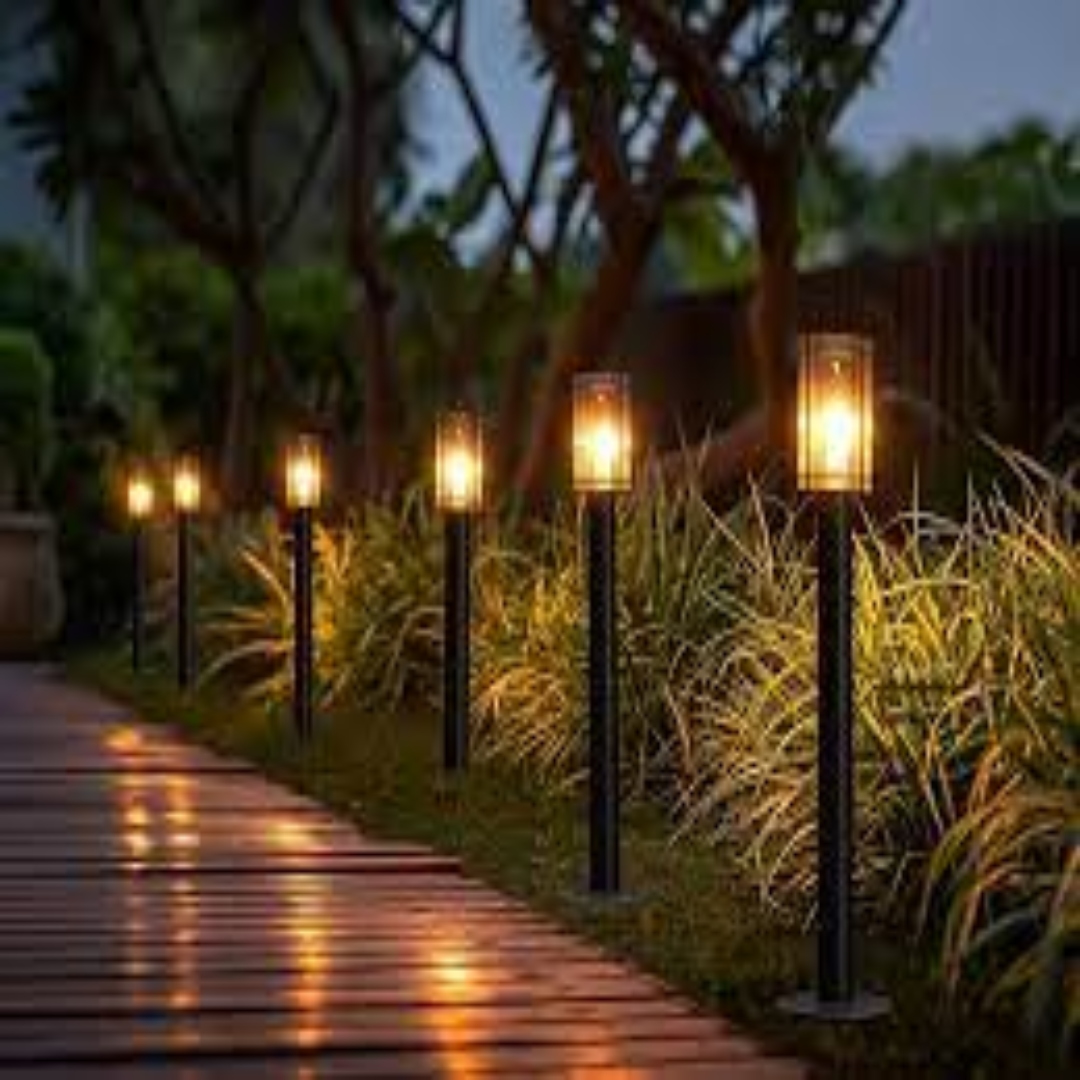 Smart Outdoor Lighting for Automated Security and Pathways