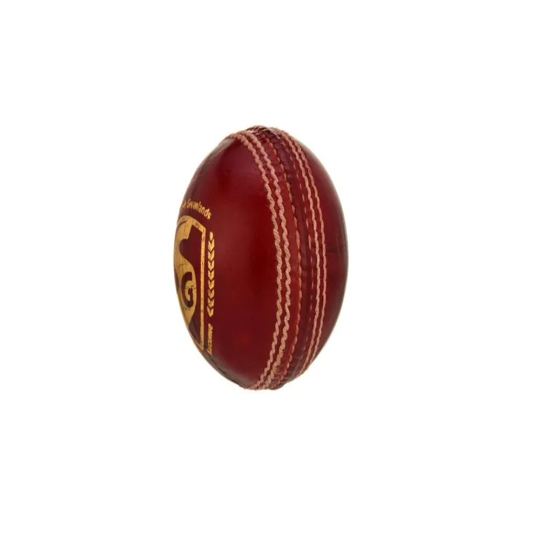SG Red Bouncer Leather Ball, Size: Men