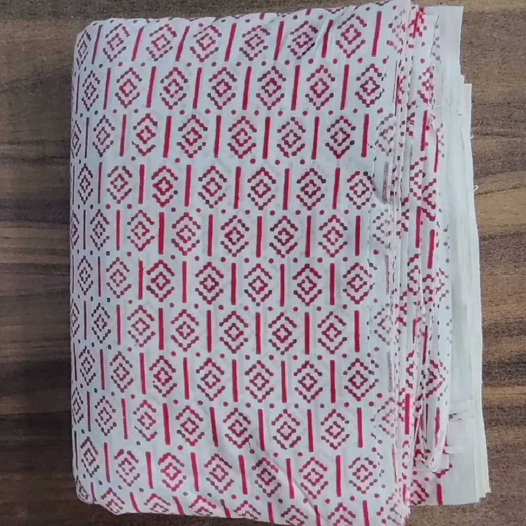 Cotton Hand Block Printed Fabric Traditional Craftsmanship in Style