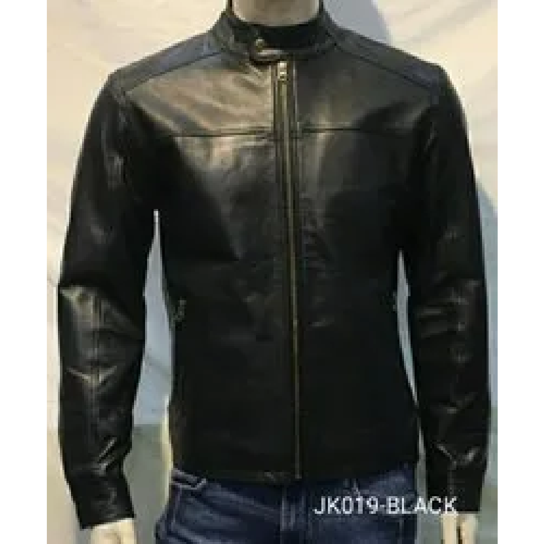 Full Sleeve Casual Jackets Premium Quality Men Leather Jacket