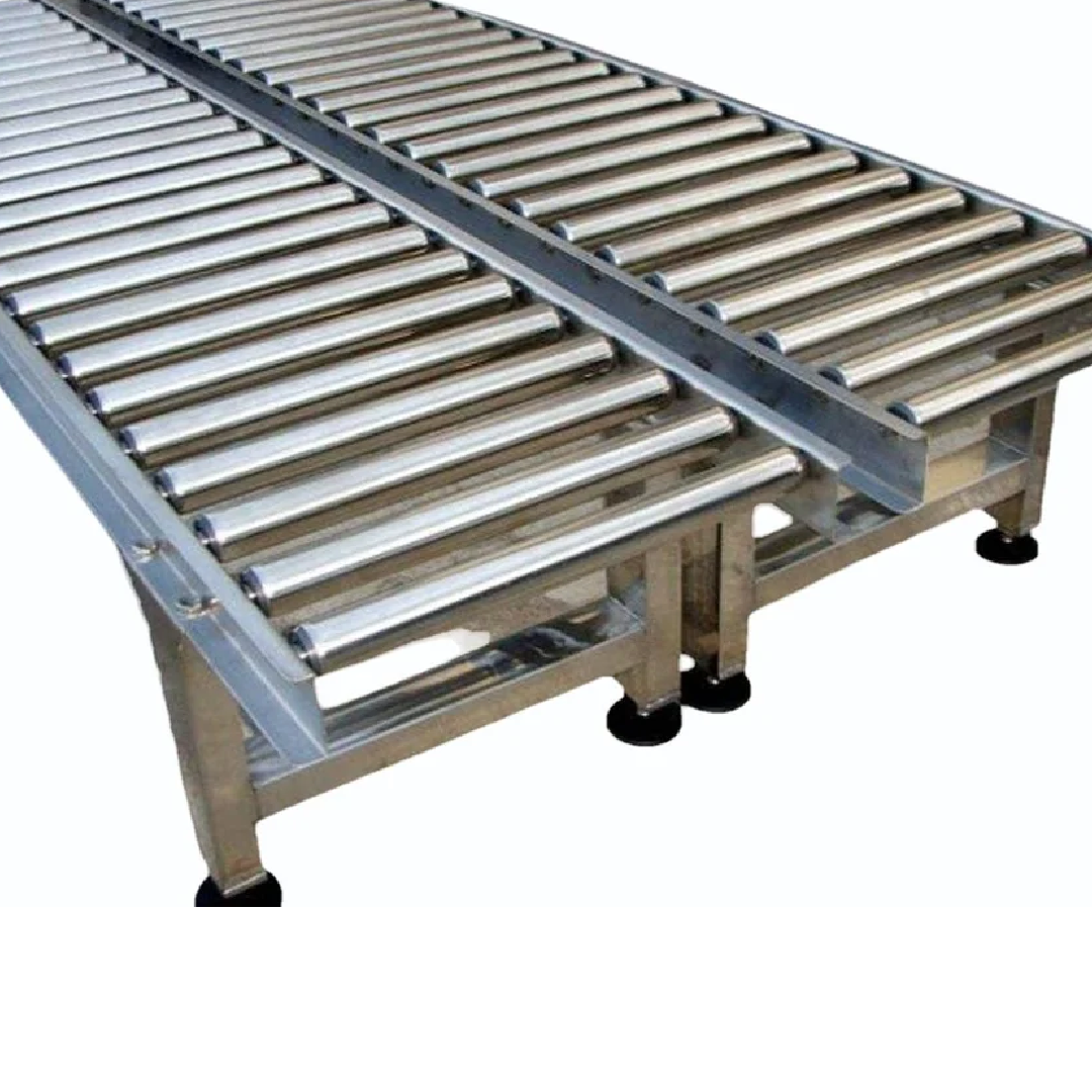 Steel Radheiot Motorized Roller Conveyor, Capacity: 50 Kg