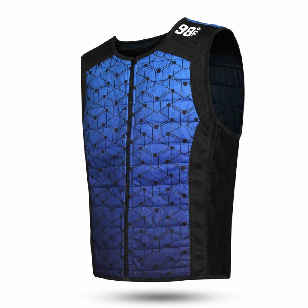 Nylon BLUE Evaporative Cooling Vests - Cool Vest NEO, For Outdoor Sport