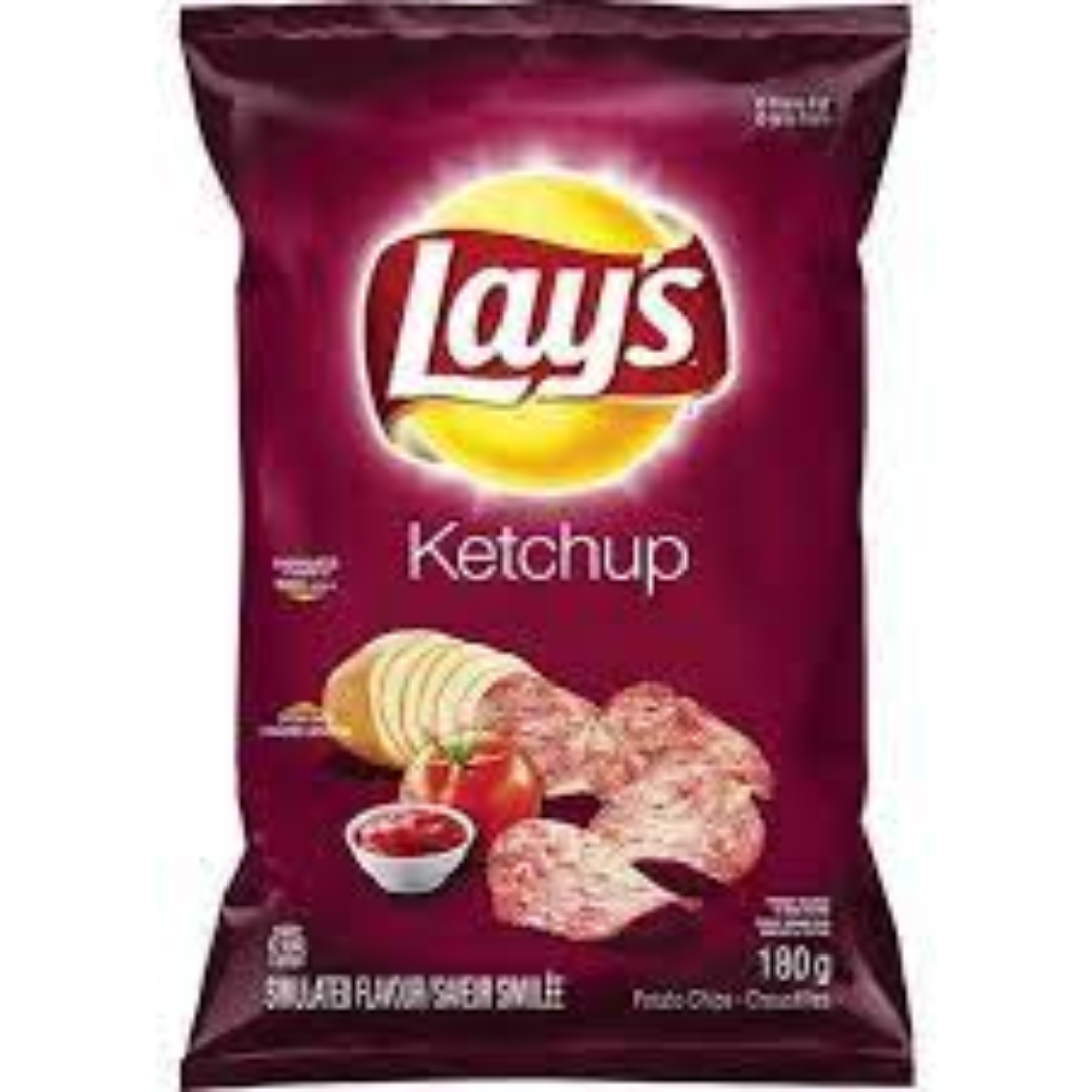 Ketchup Flavored Potato Chips For Tangy Crunch