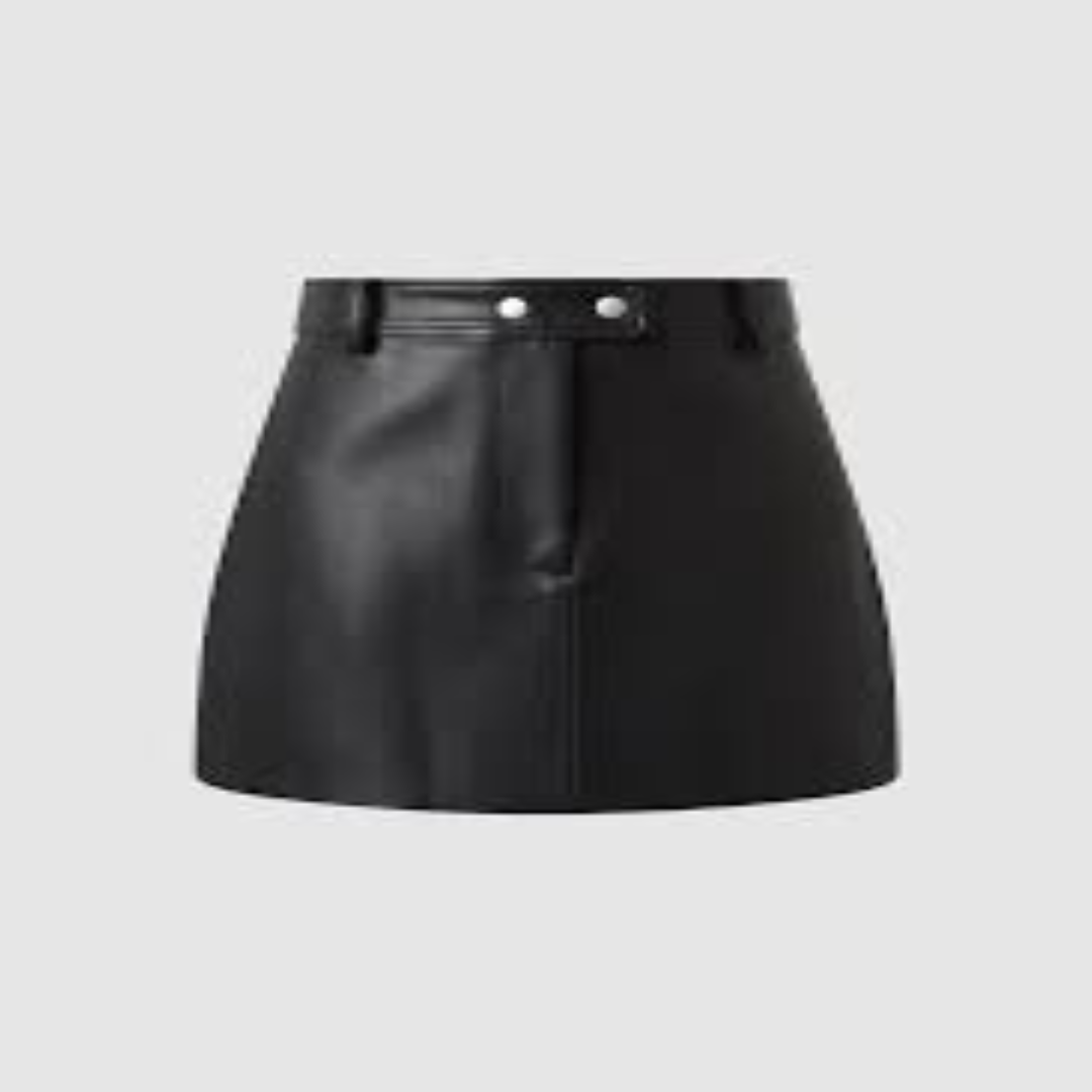 Fashionable Leather Skirts For Parties