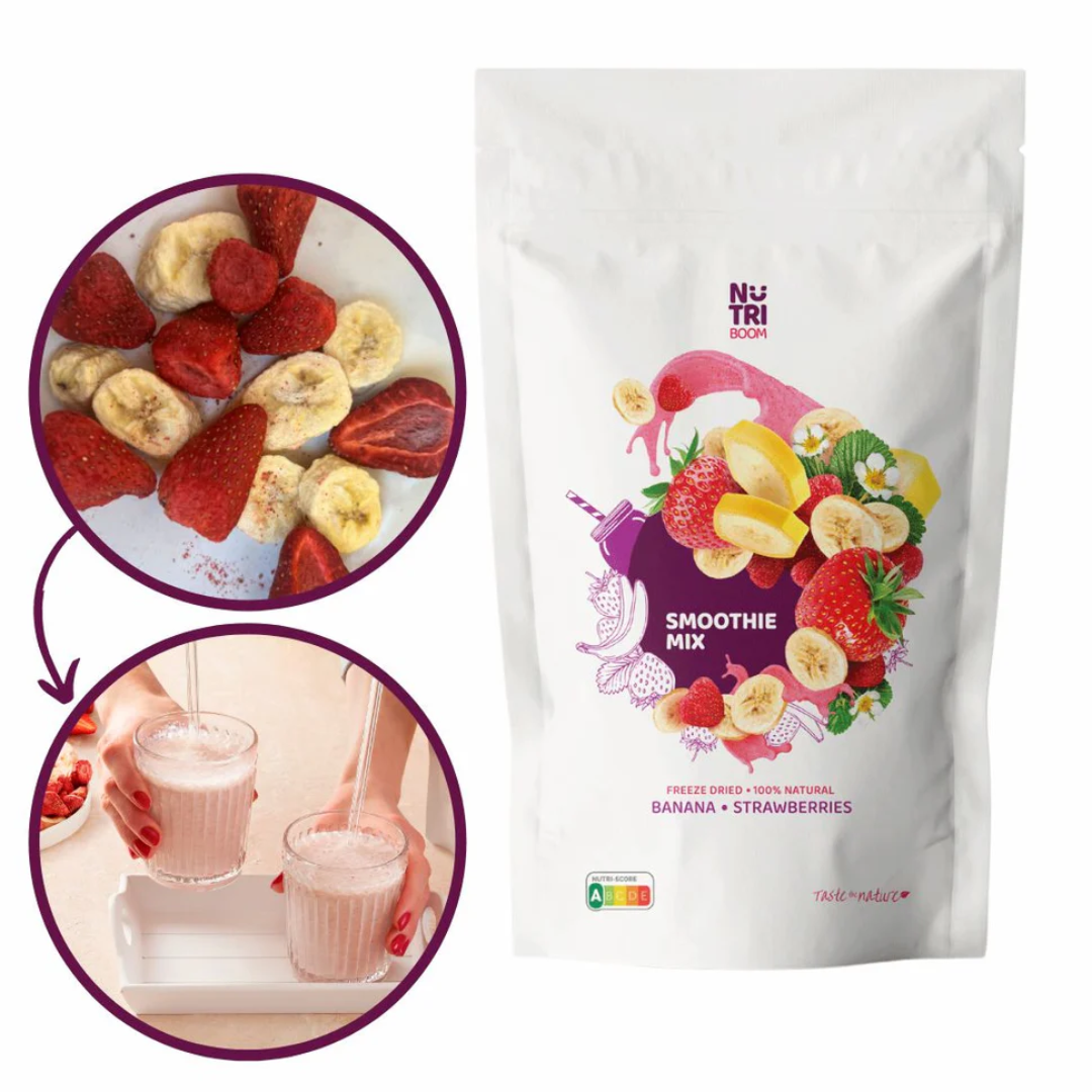 Buy Berry and Banana Smoothie Packs for Quick Nutrition, Energy Boost & Delicious Daily Health Drinks