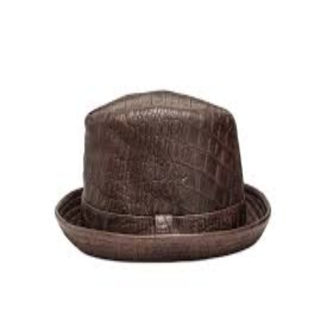 Premium Leather Fedora Hats For Men