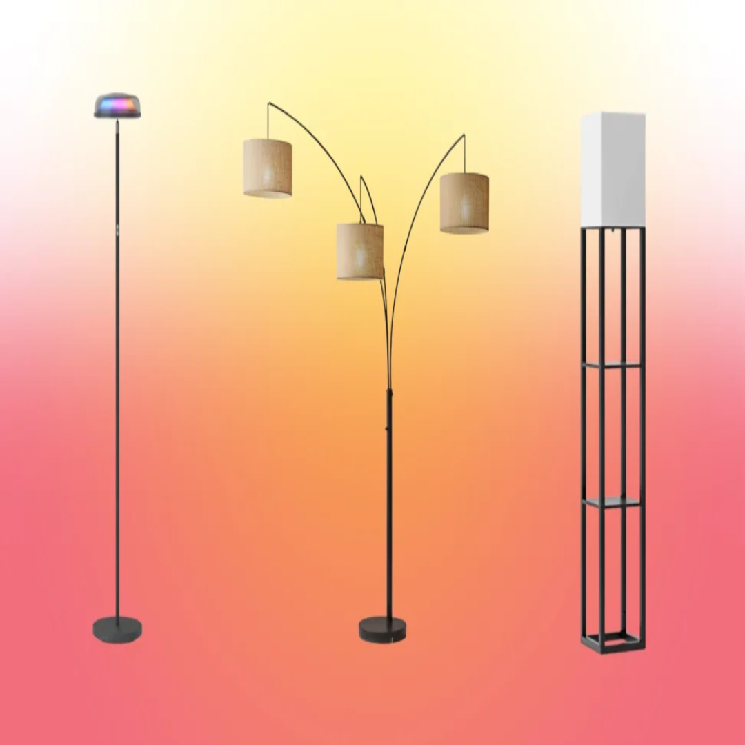 Smart Floor Lamps WiFi App Controlled LED Standing Lamp with Dimmable Light and Voice Assistant Support