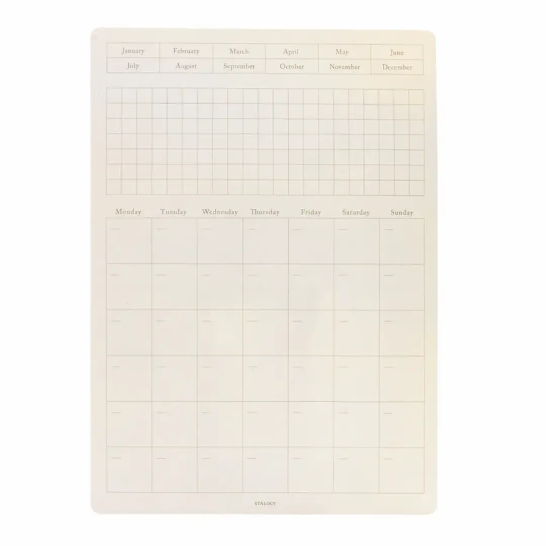 Stalogy Dateless Calendar Sticky Notes USA Stationery