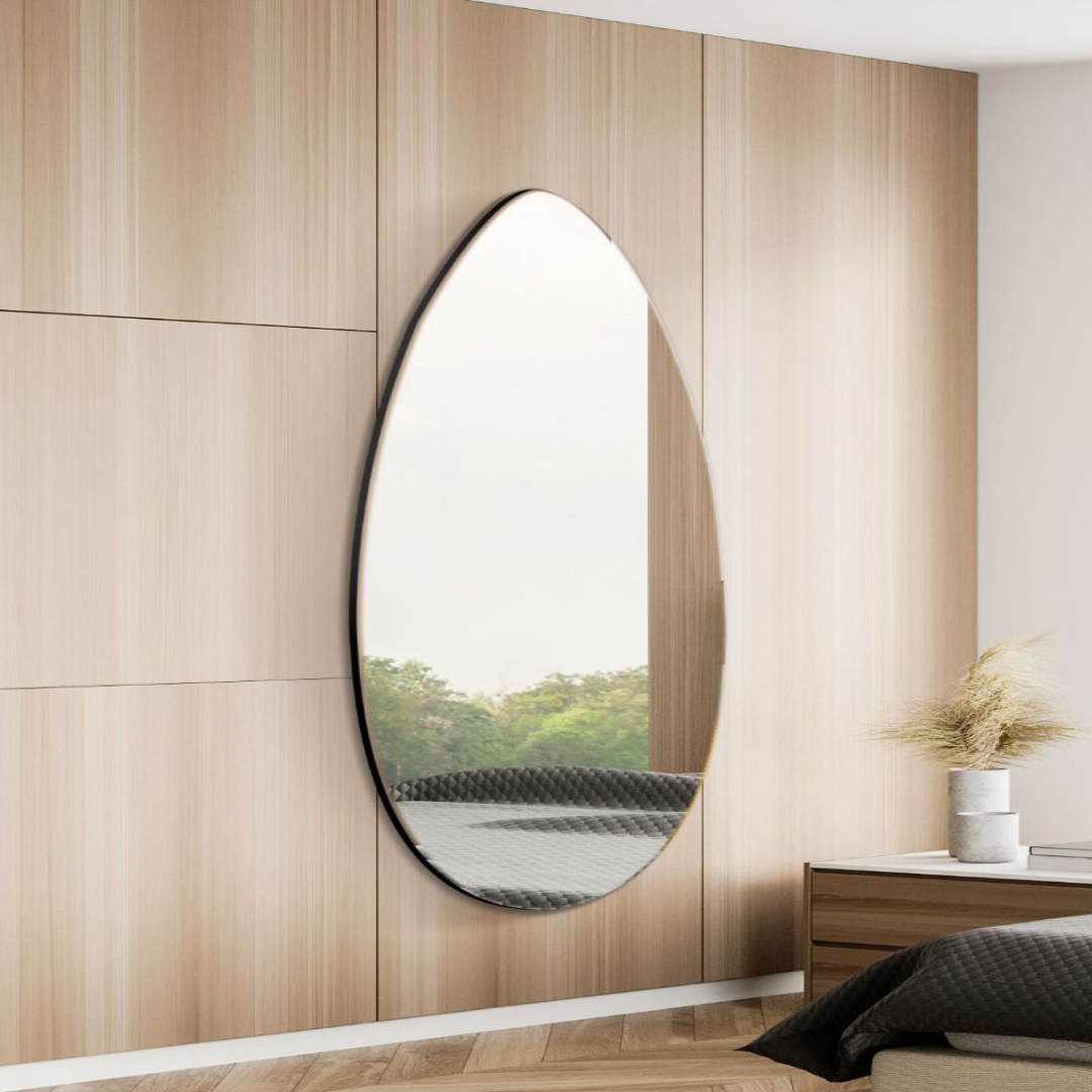 Sleek Frameless Mirrors for Modern Bathroom Bedroom and Contemporary Interior Spaces