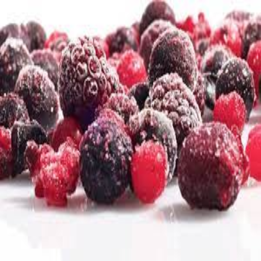 Frozen Whole Berries for Bright Color and Easy Use