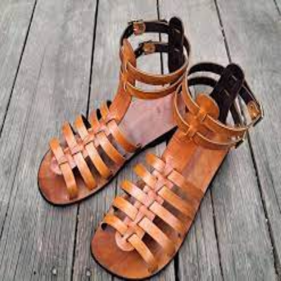 Handmade Leather Gladiator Sandals For Women
