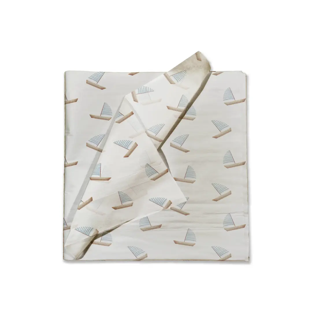 Sailboats Tissue Paper – Gift Wrapping Paper USA