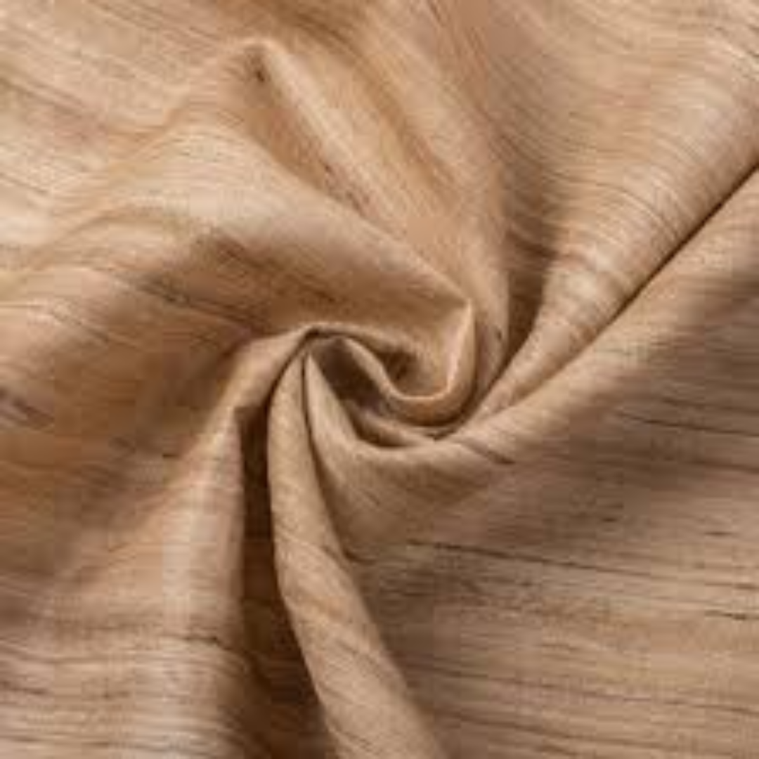 Tussar Silk Fabric Natural Texture United Kingdom Distributor