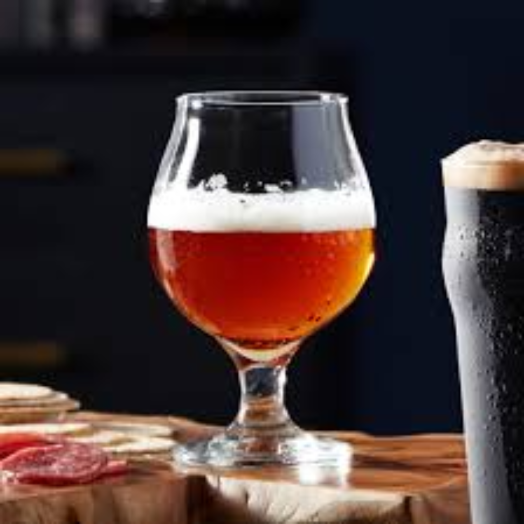 Classic Beer Glasses Crystal Clear Durable Design for Lager Ale Craft Beer Home Bar Use