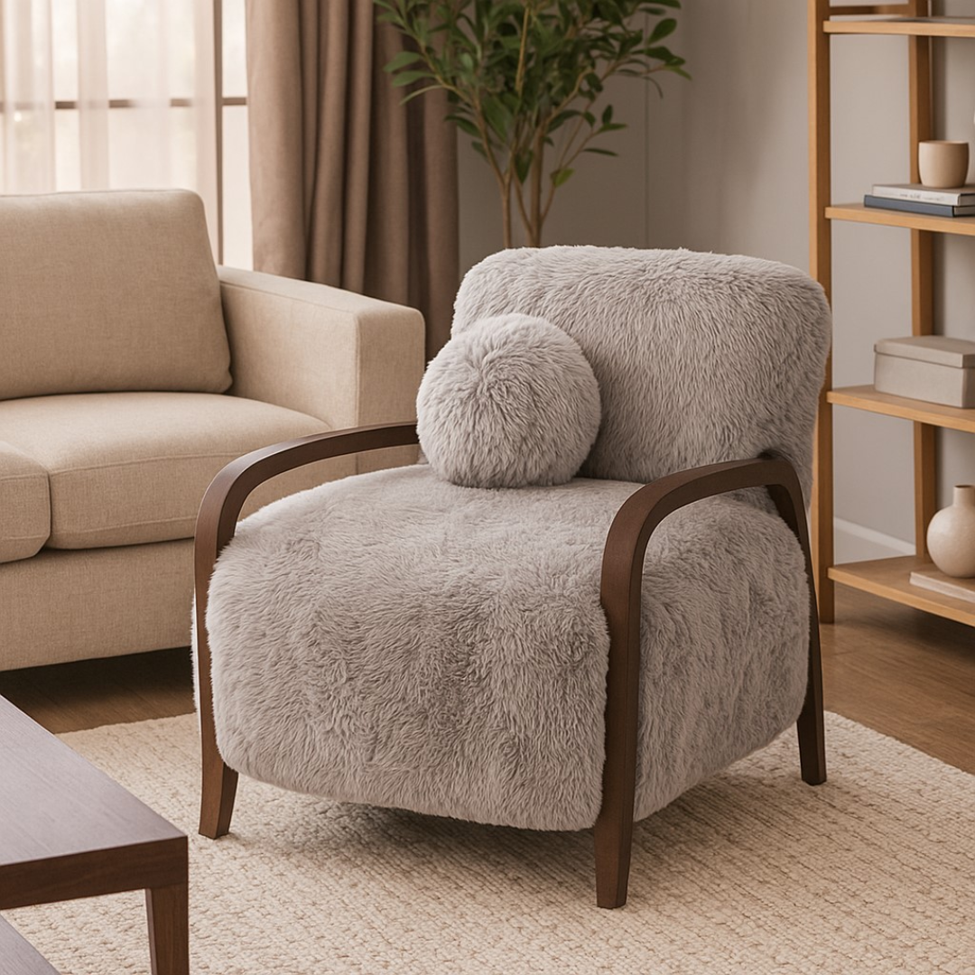 Mekel Accent Chair Stylish Seating Furniture UAE