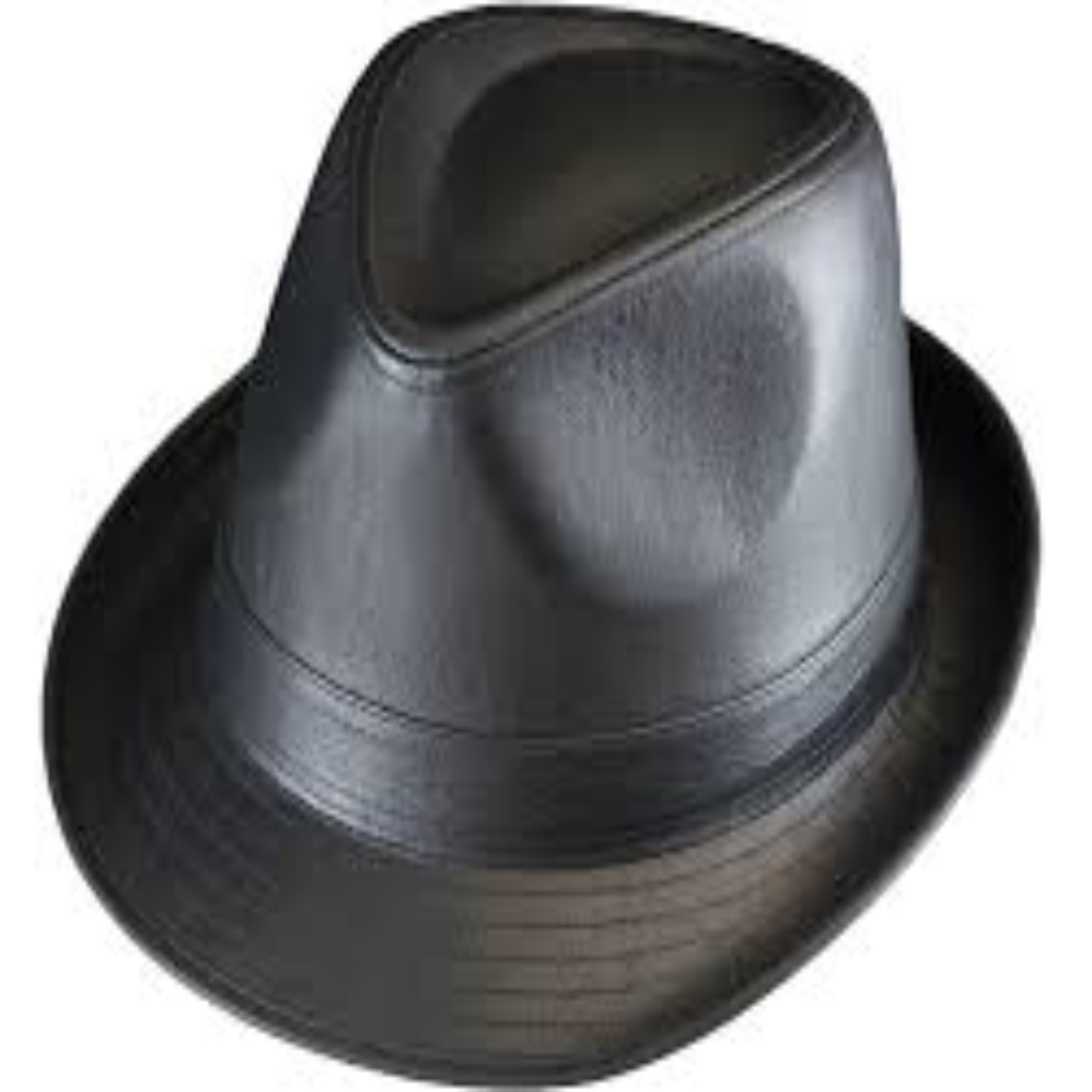 Luxury Leather Fedora Caps For Fashion
