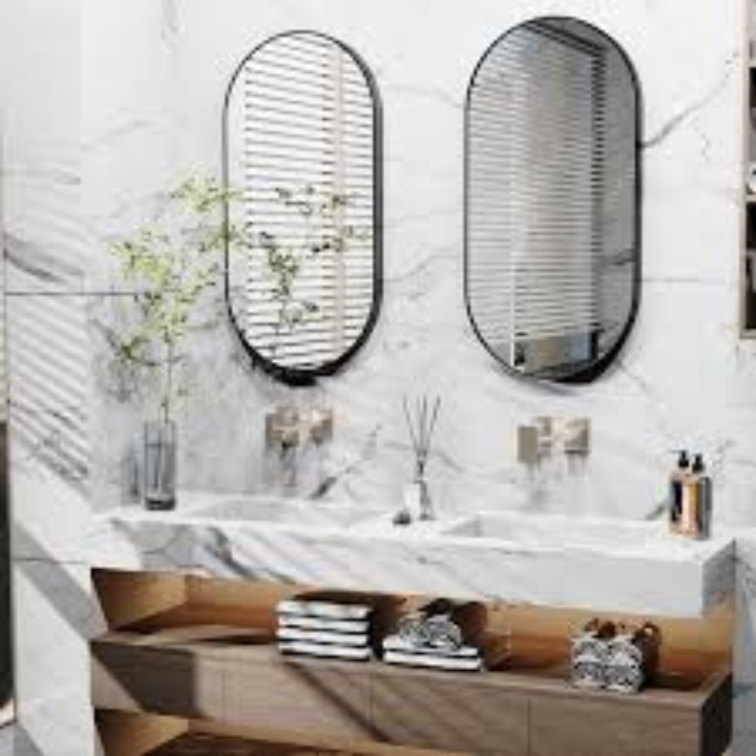 Oval Mirrors for Luxury Interiors and Commercial Supply