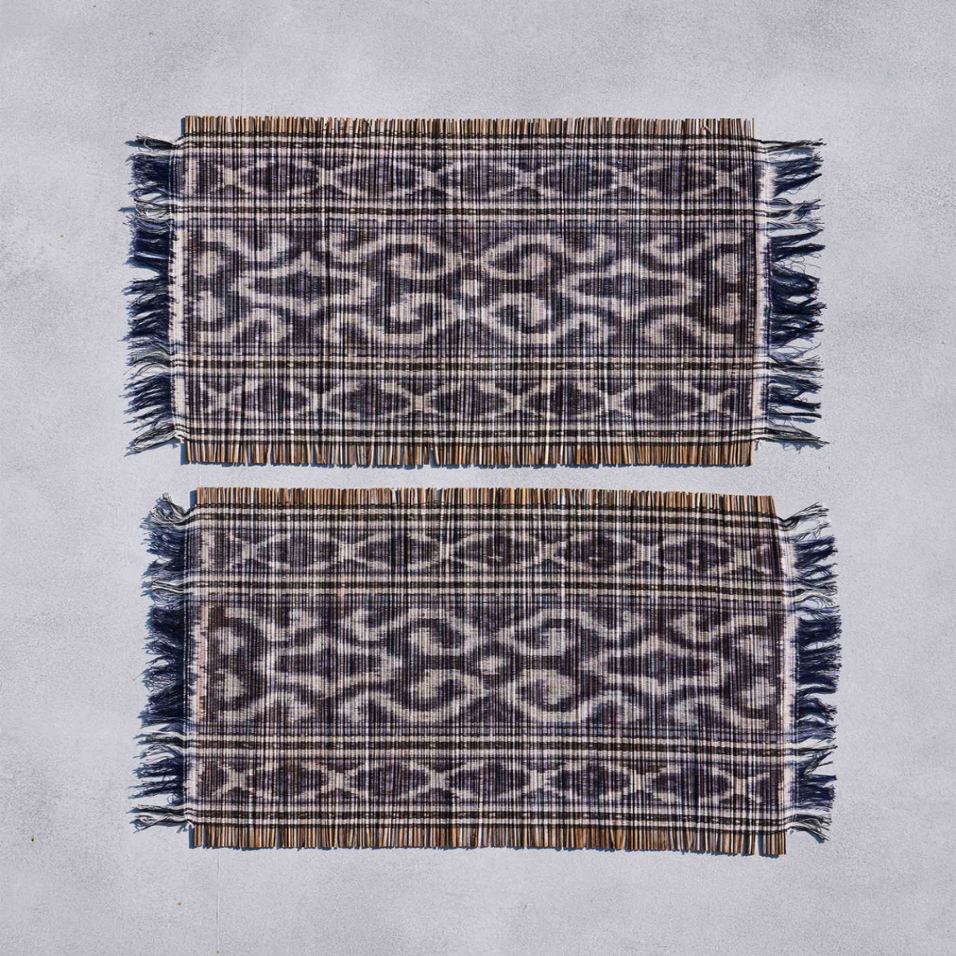 Sitara Ikat Cotton Placemats (Set of 2) | USA Supplier