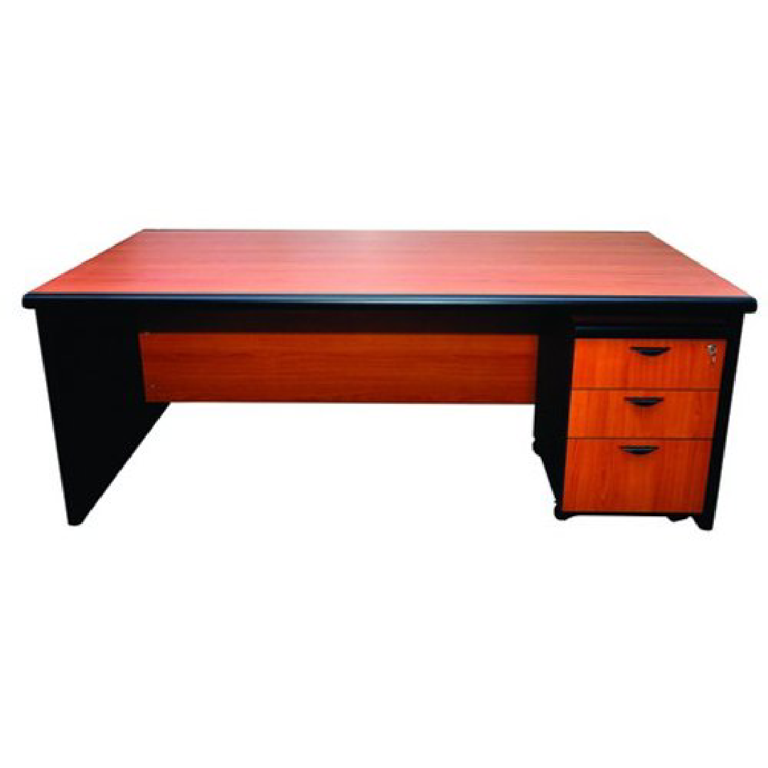 MDF, Wood Veeton Rectangle Executive Table, Warranty: 1 Year