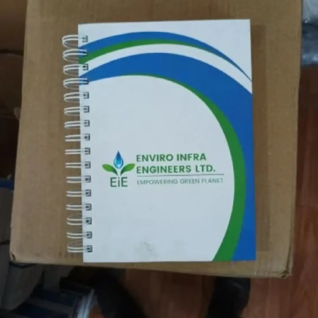 DM2Print Black Spiral A5 Notebook - Durable & Stylish