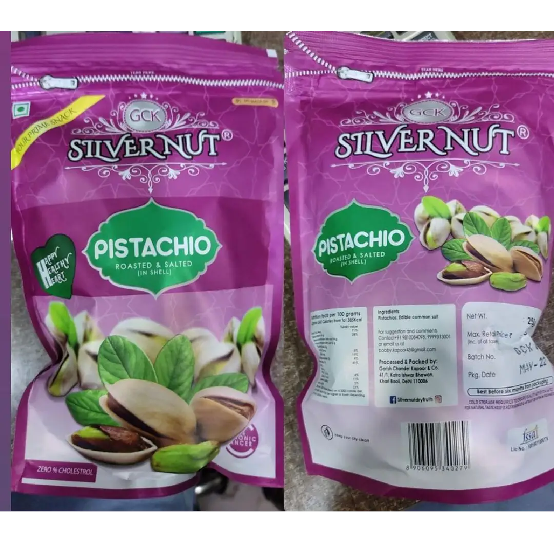 Salted Pistachio Kernel (Pista) Roasted & Crunchy Delight