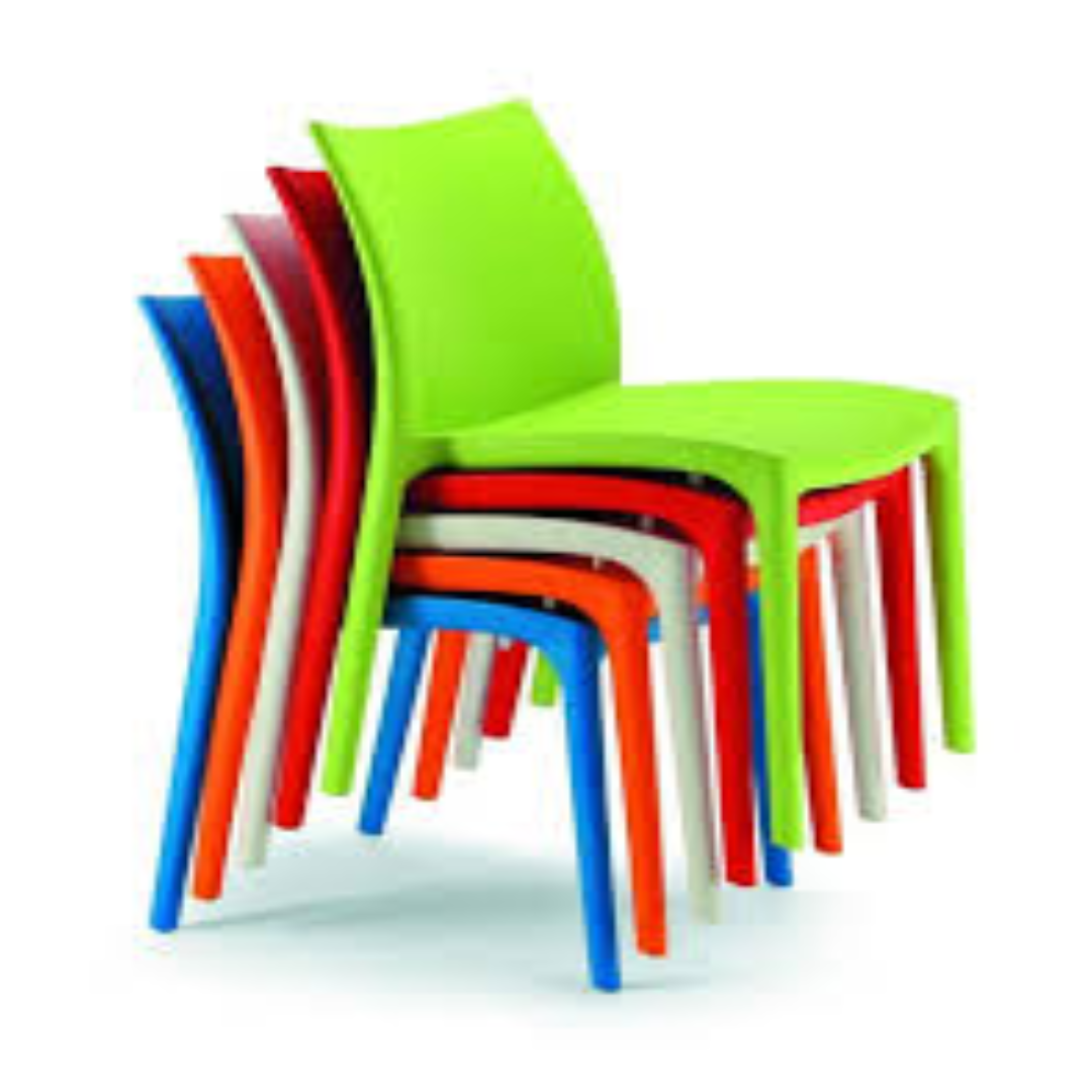 Stackable Plastic Chairs Perfect For Office Or Events