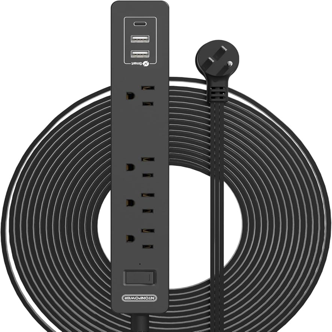 Flat Extension Cords Space-Saving Power Cables USA