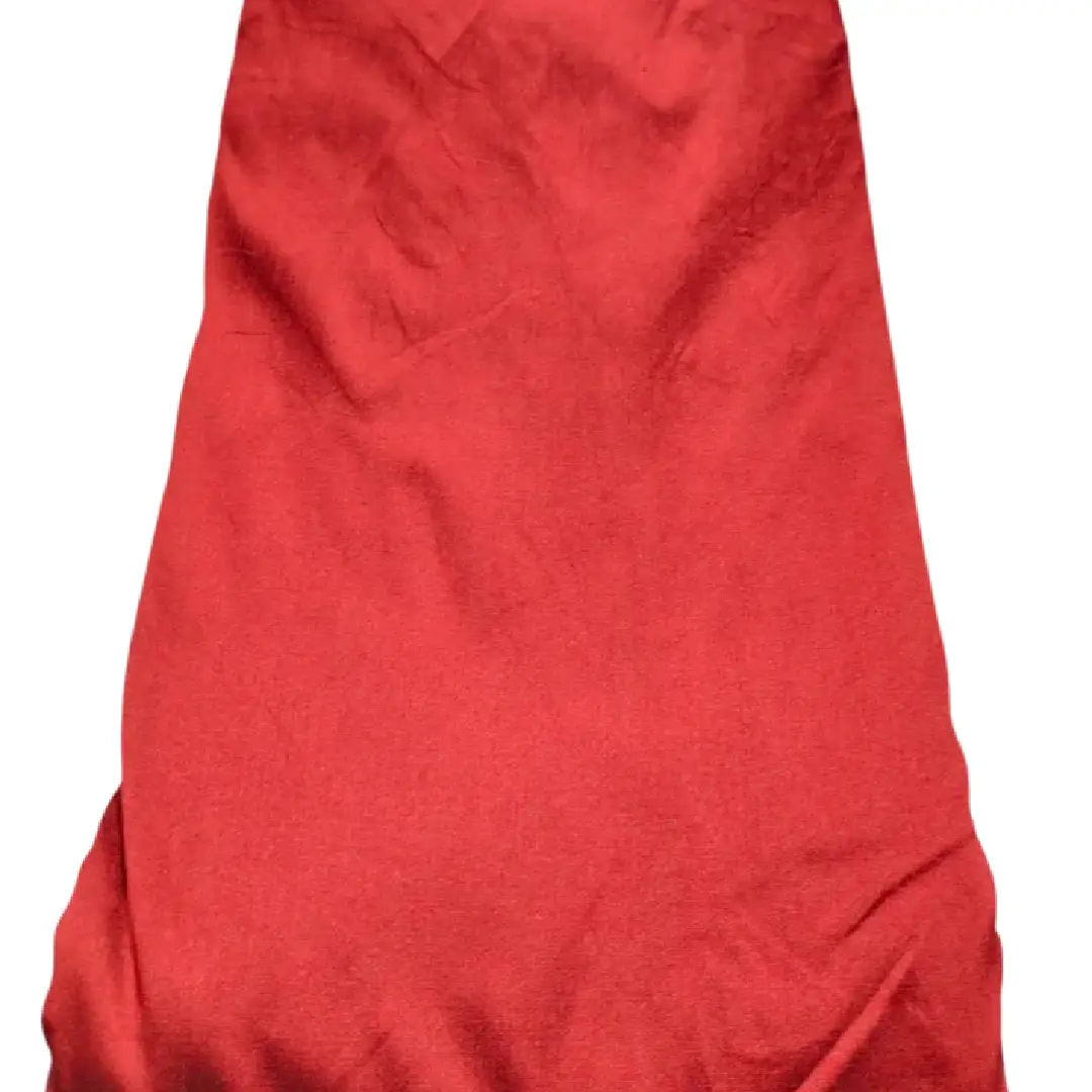 Polyester Viscose Red Poly Viscose Blend Fabric for Elegant Designs