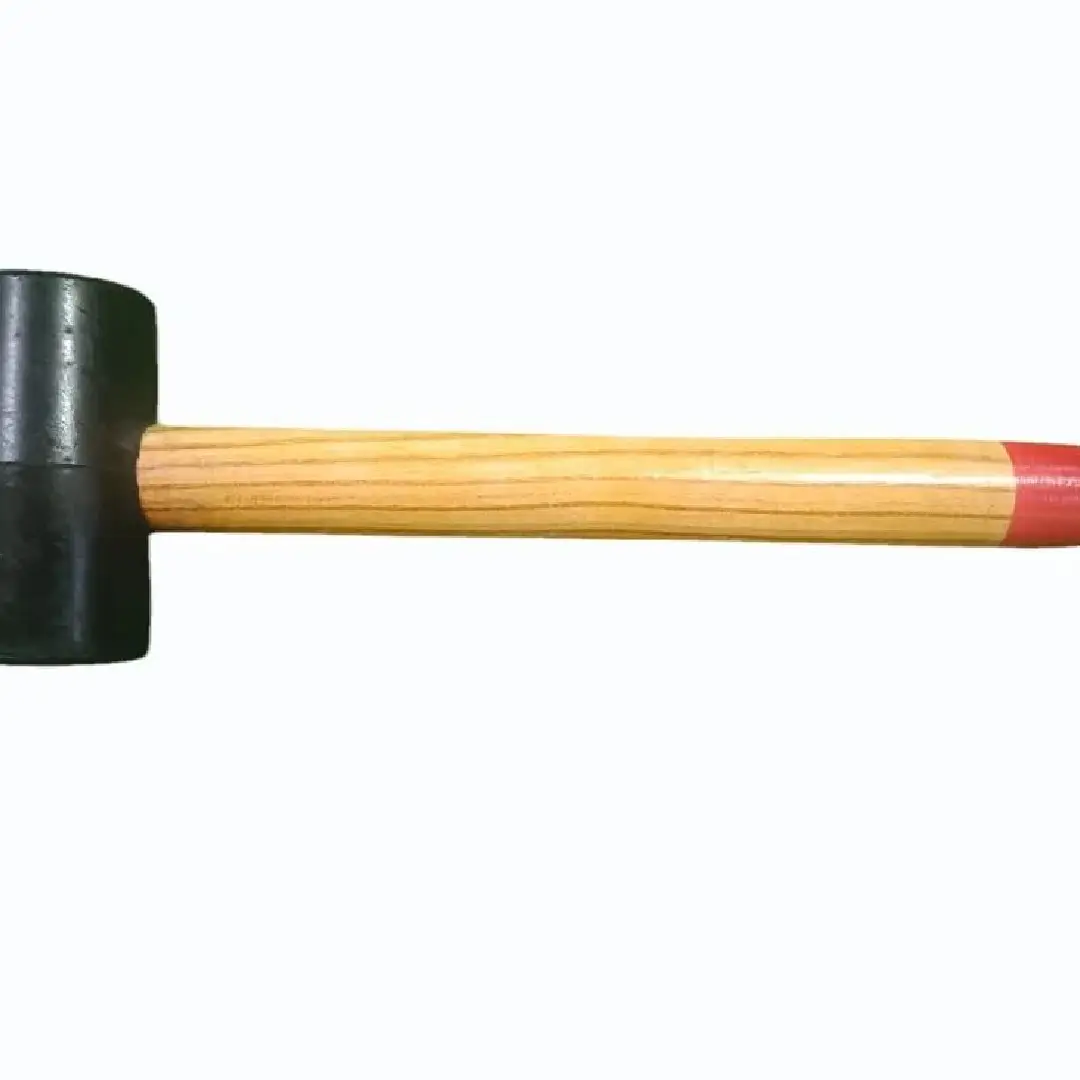 Rubber Hammer with Wooden Handle 3 DiaDurable and Reliable for DIY & Construction