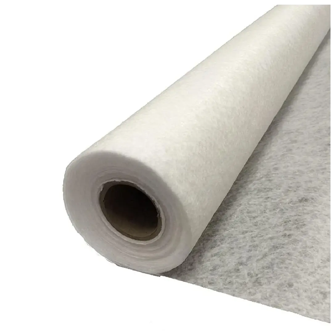 White Non-Woven Geotextile Fabric for Effective Slope Protection